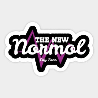 The New Normal Heartbeat Sticker